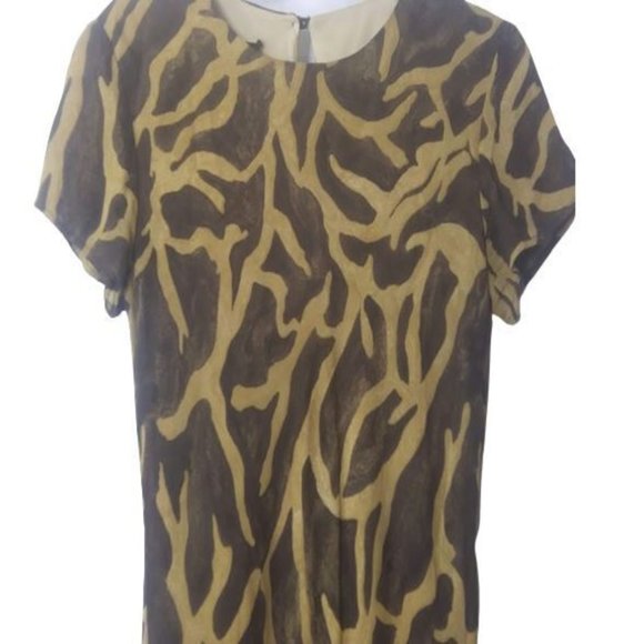 Vintage 70's PG Collections by Ginger Bort Animal Print Maxi Dress - Picture 2 of 7